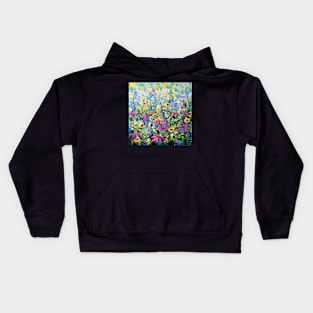 Summer Colour :colourful summer flowers Kids Hoodie